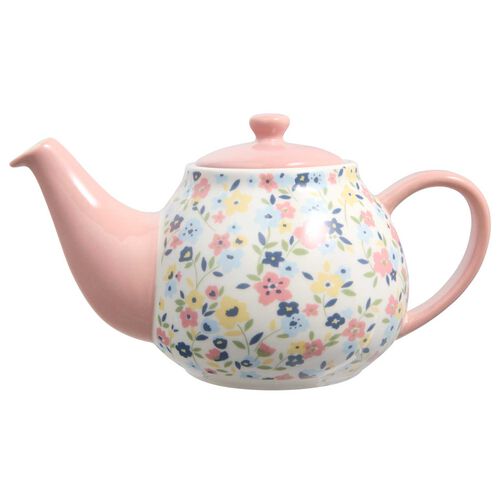 Maxwell & Williams Olde English Teapot 650ml Pink Floral Gift Boxed